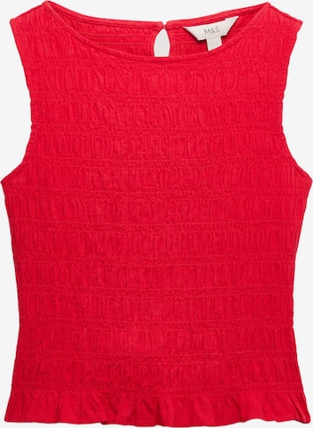 Haut Marks & Spencer en rouge : devant