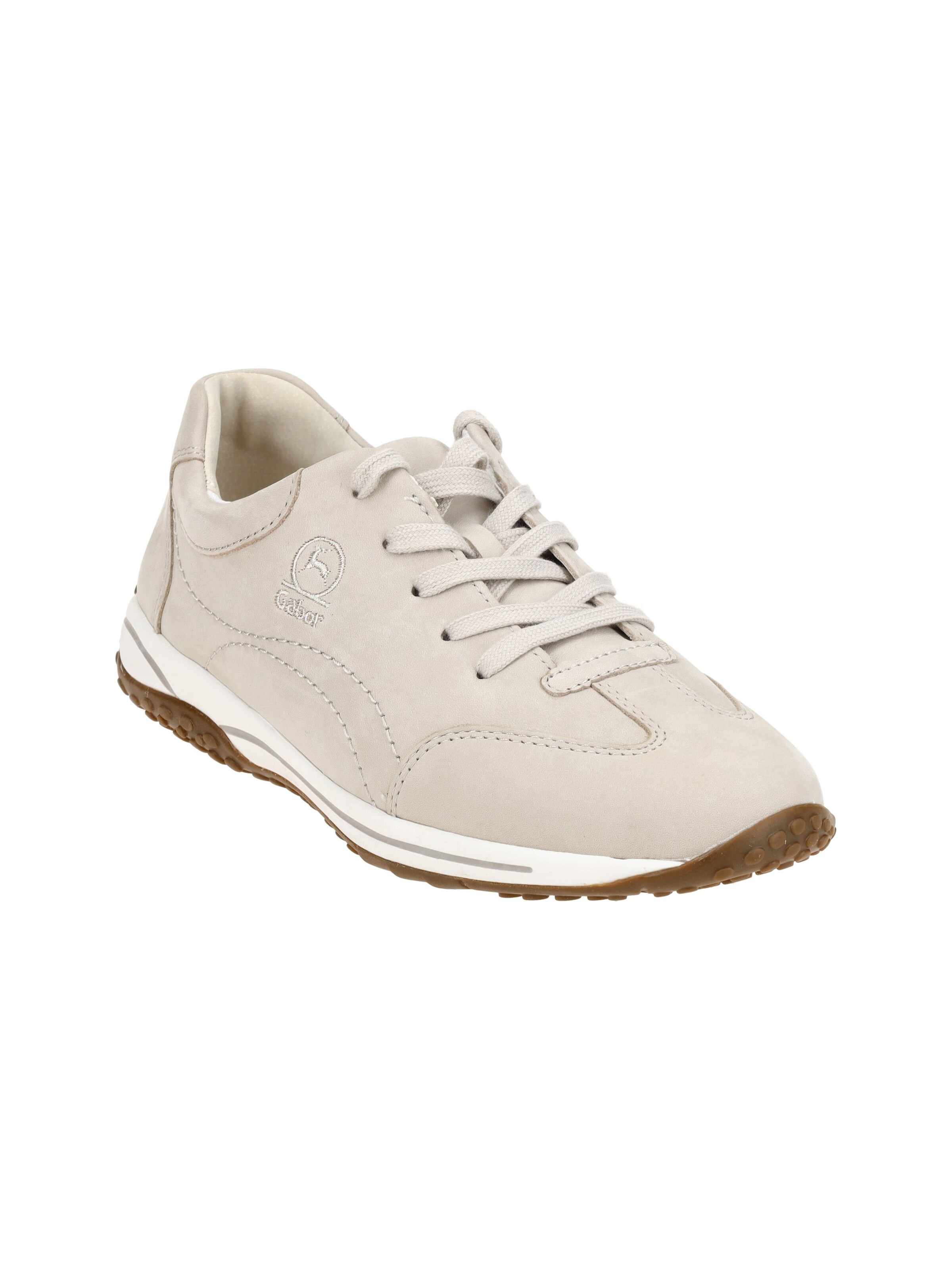 GABOR Schnürschuh 'Gabor comfort Schuhe Sneaker beige puder 86.385.31'‌‌‌‌‌‌‌‌ in Beige