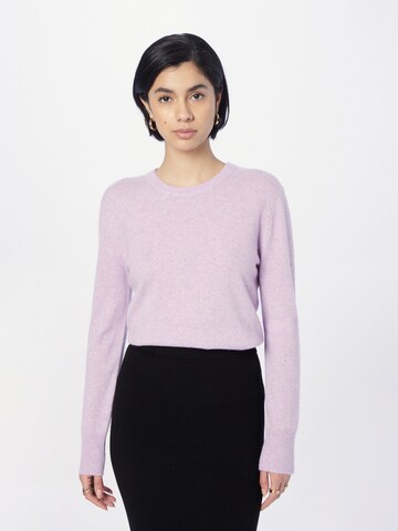 Pure Cashmere NYC Sweater in Purple: front