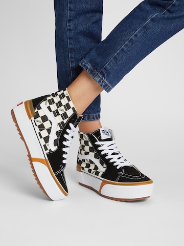 VANS Кроссовки на платформе 'SK8-HI' в Черный: спереди