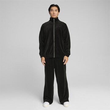 PUMA Sweat jacket 'T7' in Black