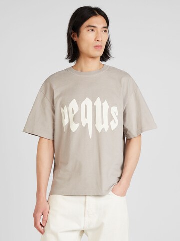 T-Shirt Pequs en gris : devant