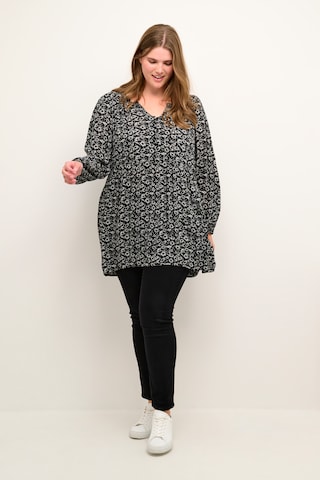 KAFFE CURVE Tunic 'Riona' in Black