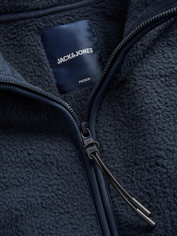 JACK & JONES Fleecová mikina 'Baker' – modrá