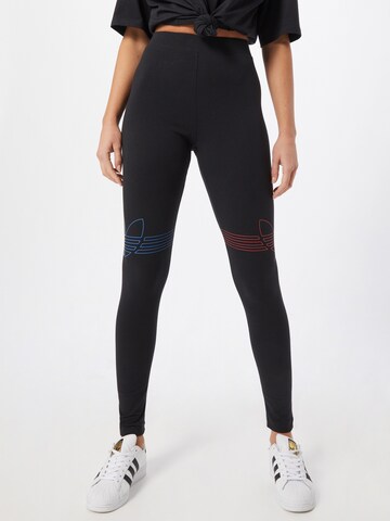 ADIDAS ORIGINALS Skinny Leggings in Schwarz: predná strana