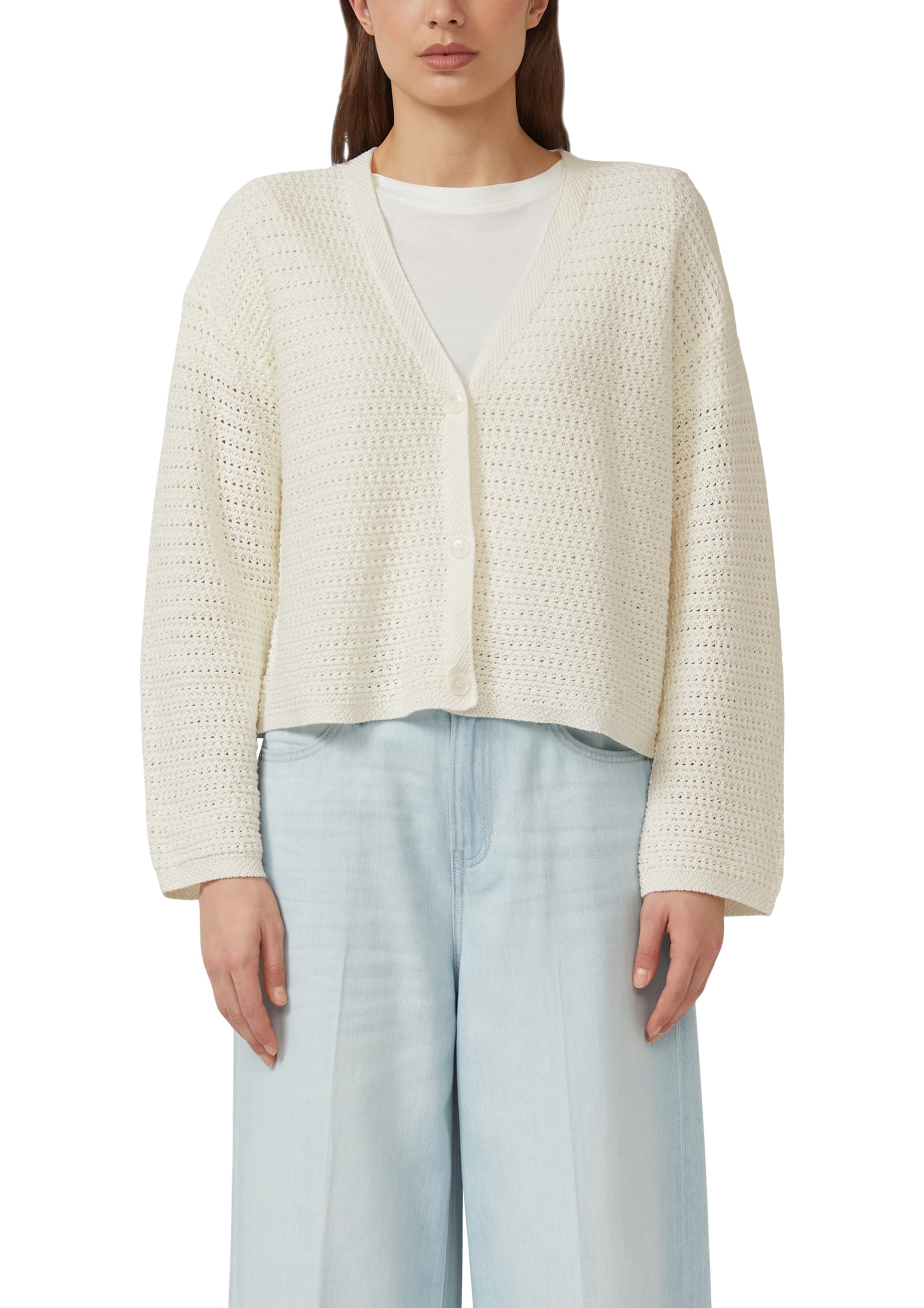 s.Oliver Strickjacke in Beige