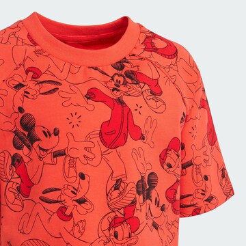 ADIDAS SPORTSWEAR Functioneel shirt 'Adidas x Disney Mickey Mouse' in Rood