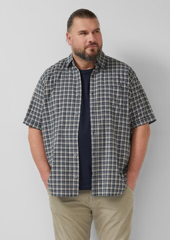 s.Oliver Regular fit Overhemd in Blauw: voorkant