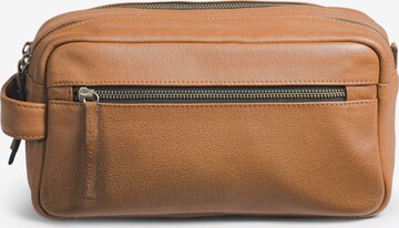 still Nordic Toiletry Bag 'Clean Toiletry 2 Room' in Brown: front