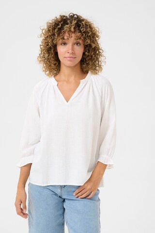 Cream Blouse 'Venta' in White: front