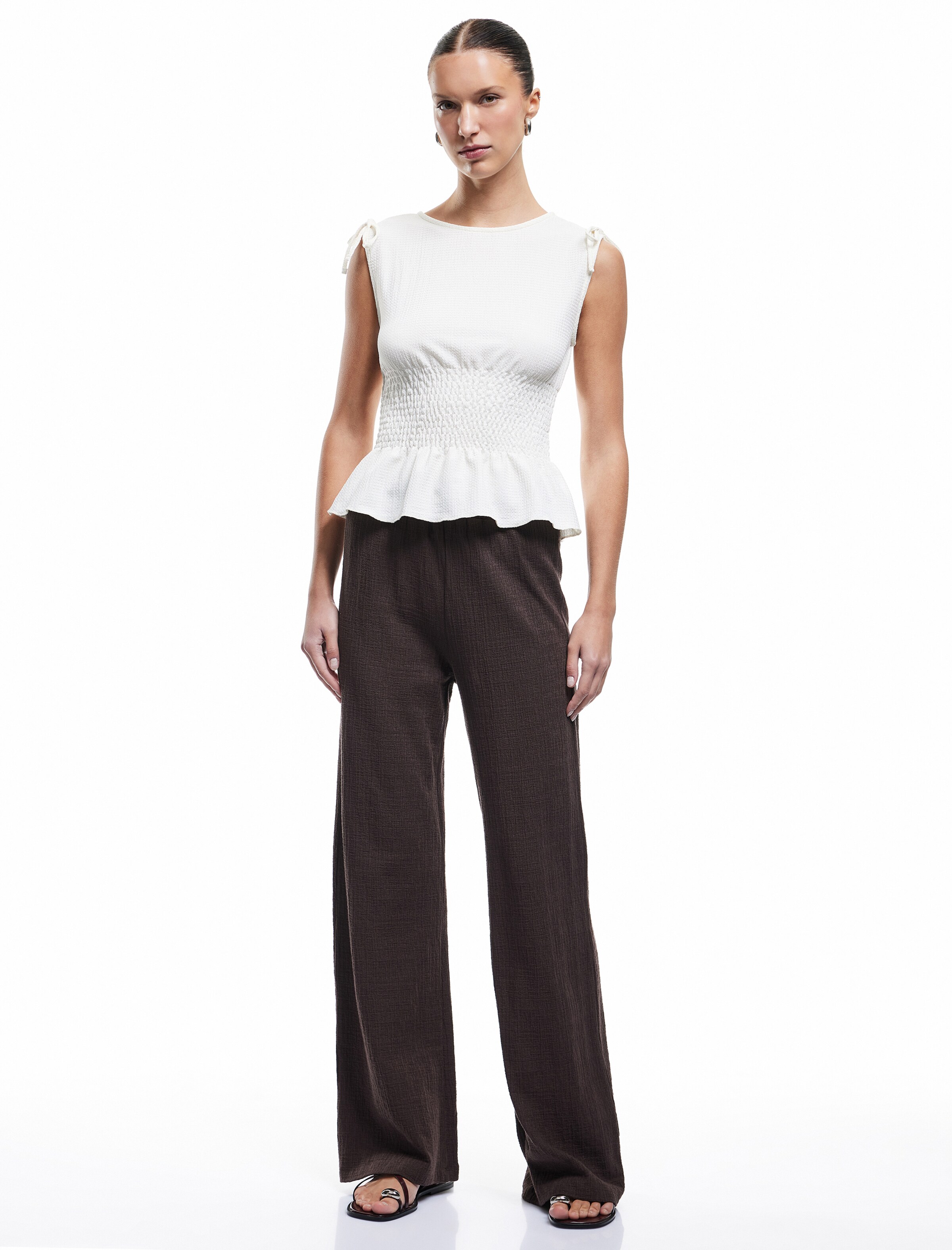 Koton Blusentop in Beige