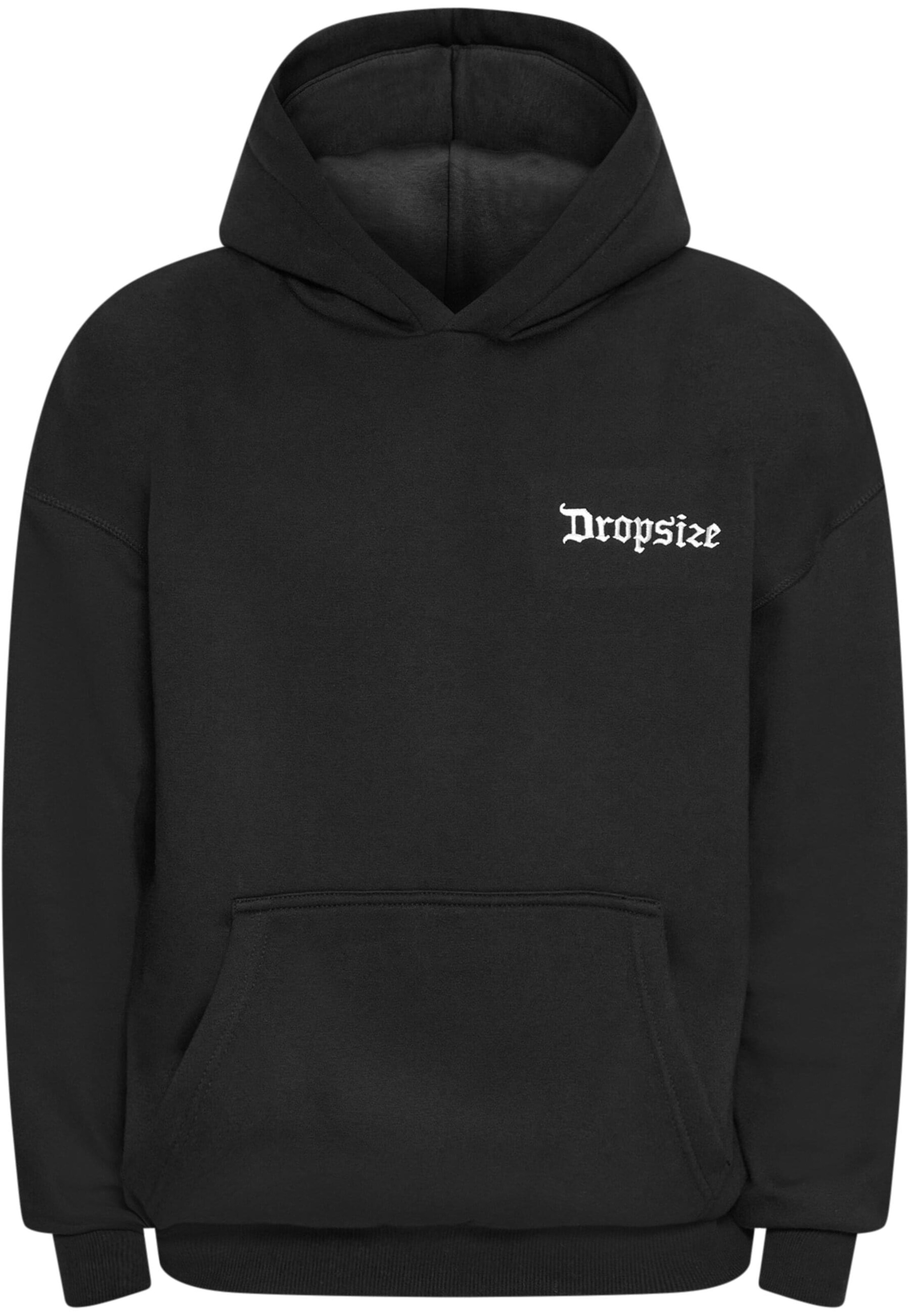Dropsize Sweatshirt 'Fear Death' in Black: front