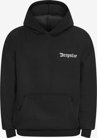 Dropsize Sweatshirt 'Fear Death' i sort: forside