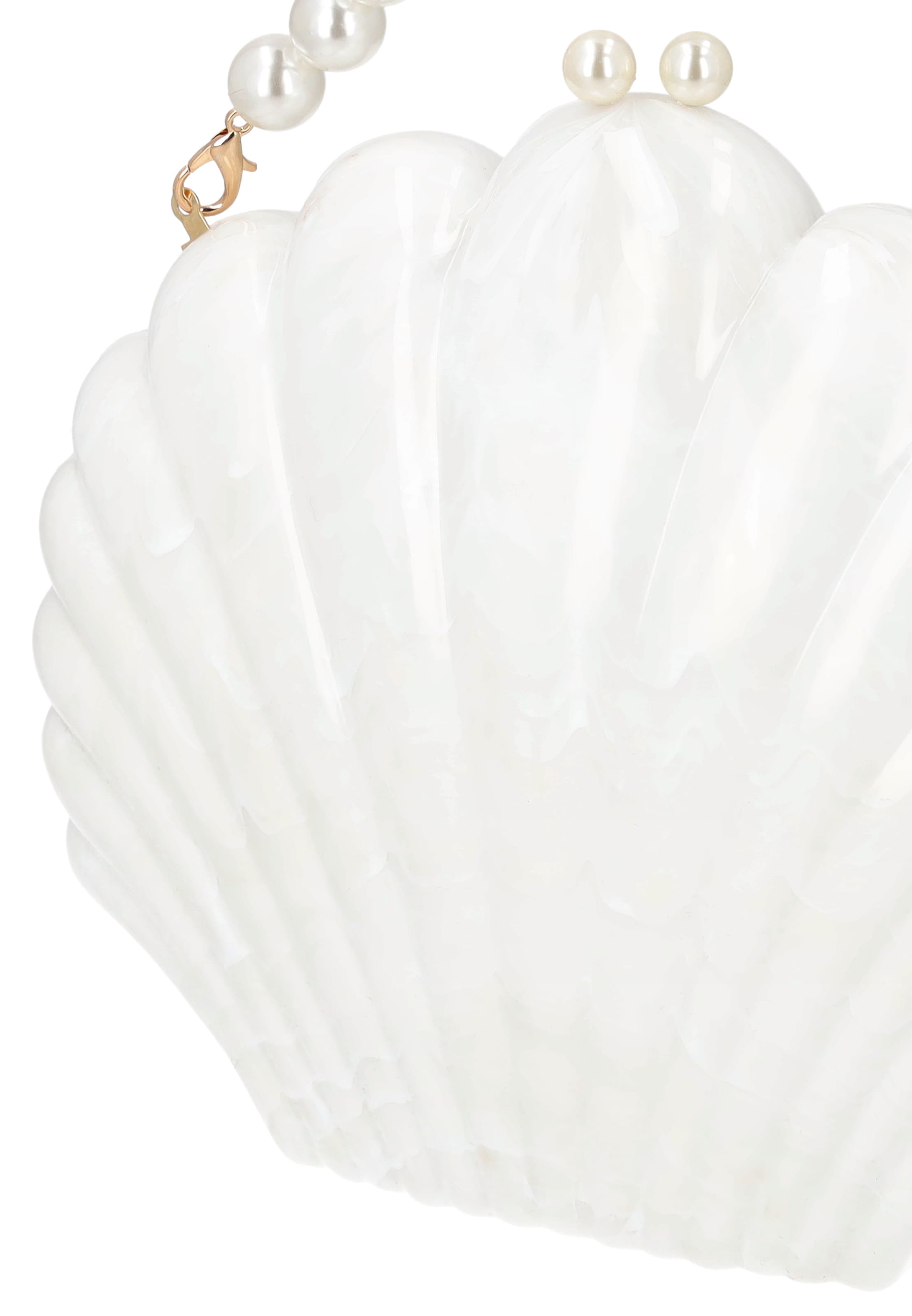 faina Clutch in White