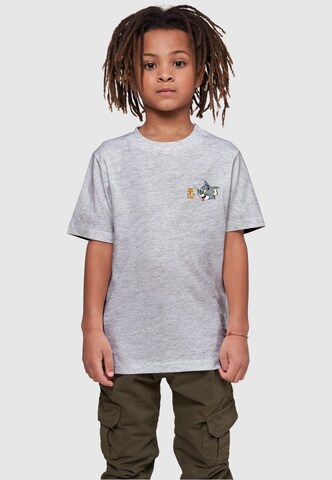 ABSOLUTE CULT Shirt 'Tom And Jerry - Classic Heads' in Grey: front