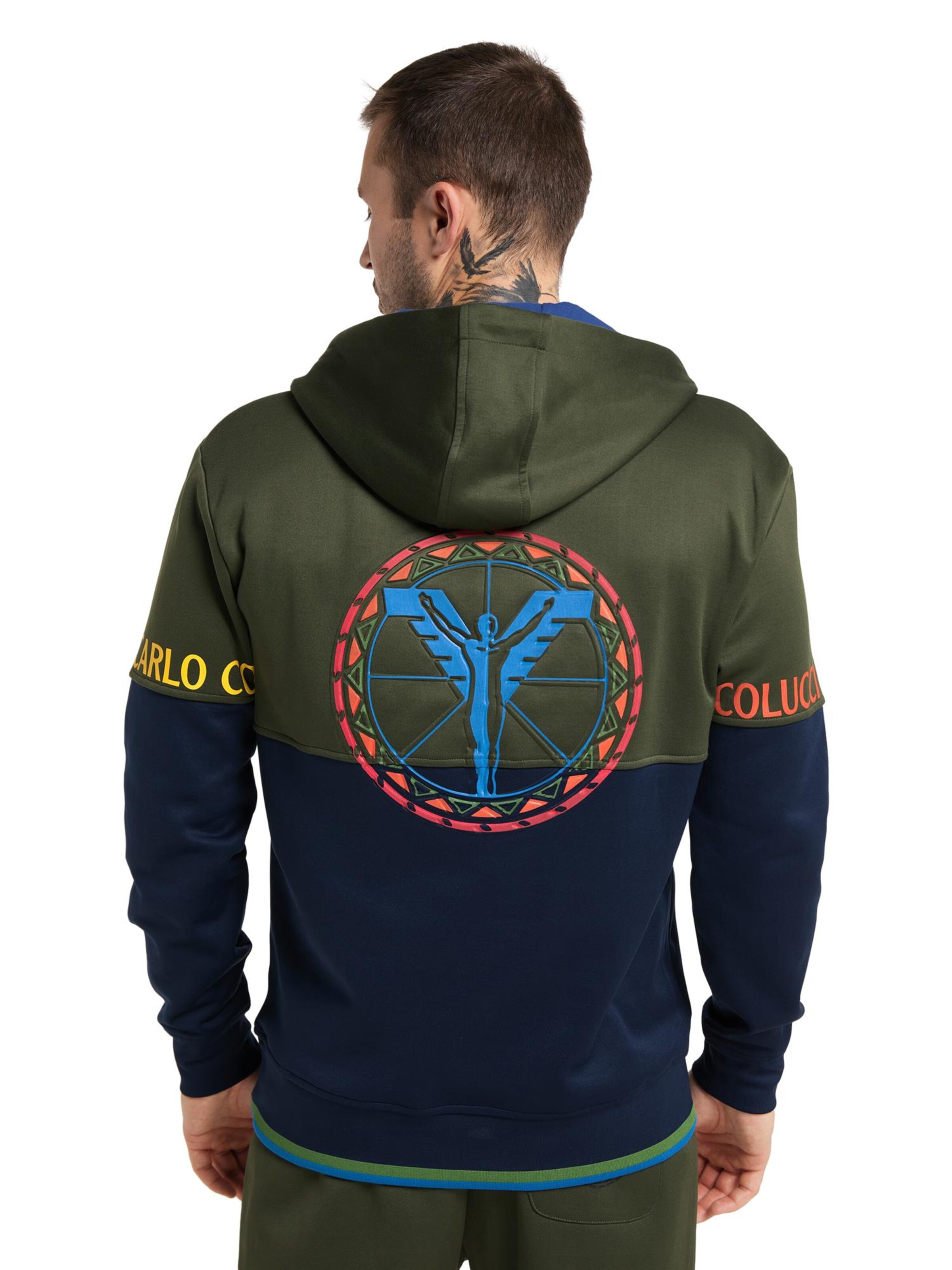 Carlo Colucci Sweatshirt 'Carrari' in Gemengde kleuren