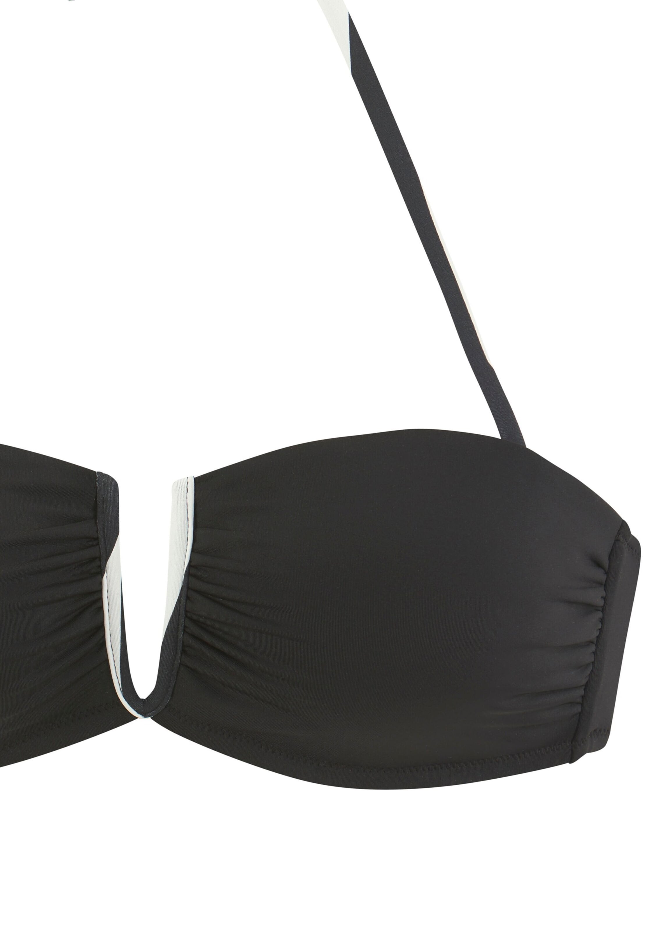 FRENCH CONNECTION Bandeau Bikini i svart