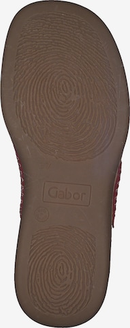 GABOR T-Bar Sandals in Red