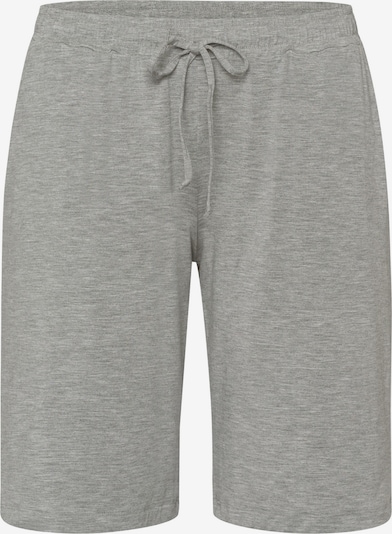 Hanro Pantalon de pyjama ' Natural Elegance ' en gris chiné, Vue avec produit