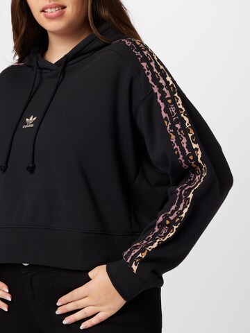 ADIDAS ORIGINALS Sweatshirt 'Logo ' in Zwart