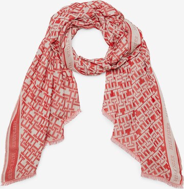 TOMMY HILFIGER Scarf in Red: front