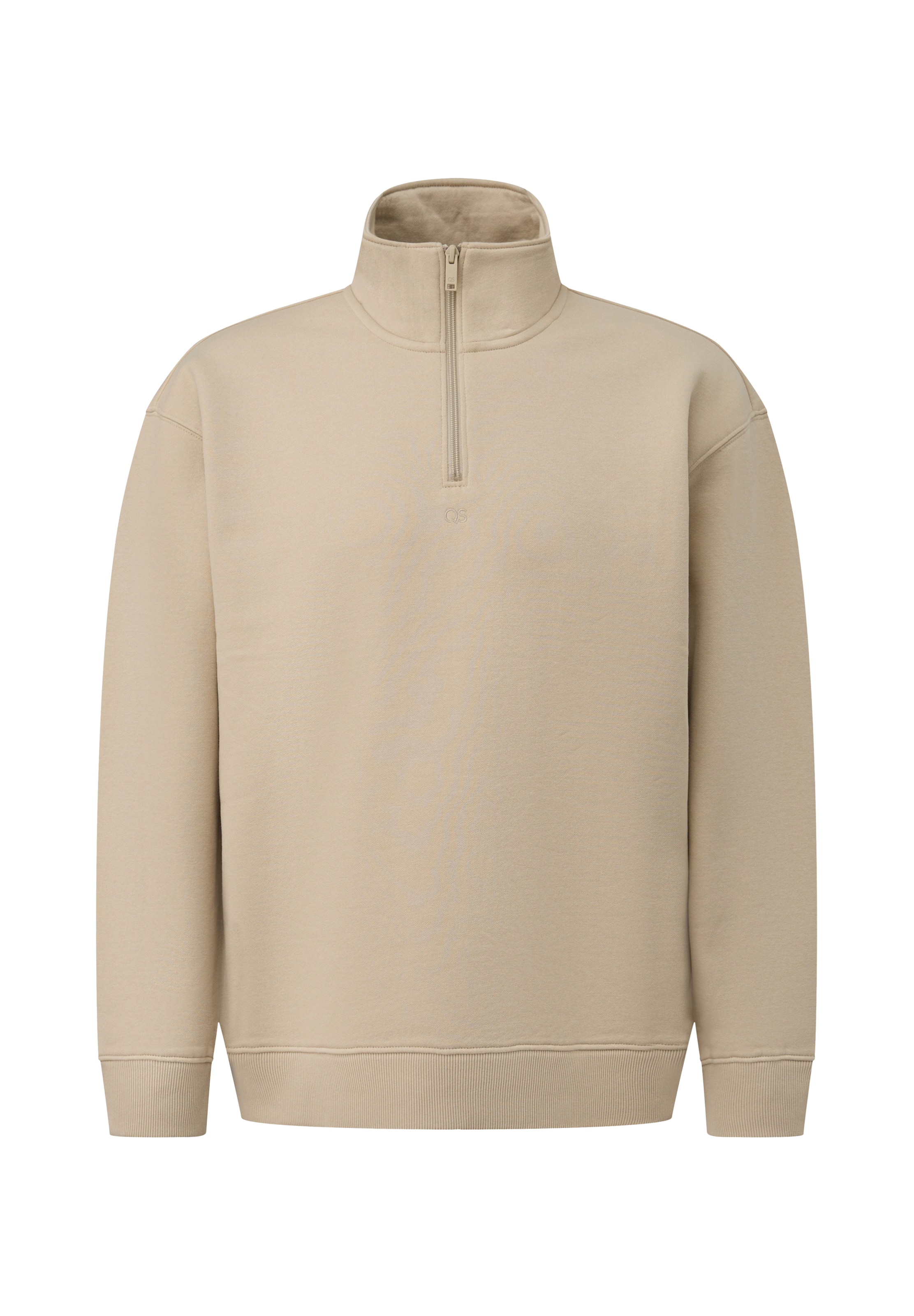 QS - Sudadera en beige: frente
