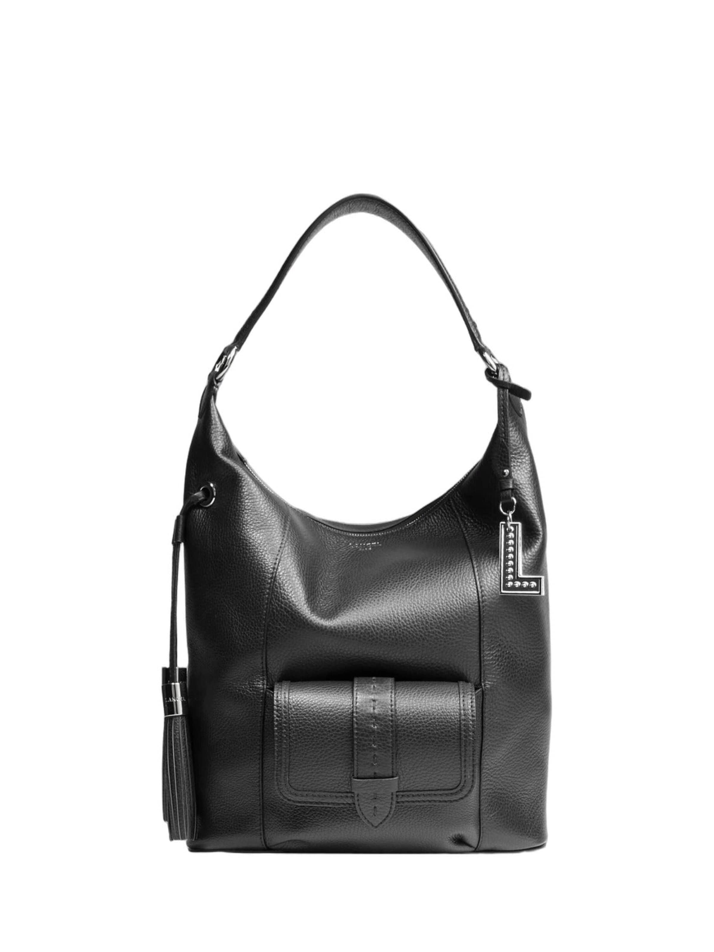 Lancel Shoulder Bag 'Flirt' in Black: front