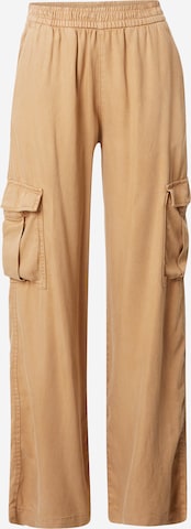 ONLY Loose fit Cargo Pants 'KENYA' in Brown: front