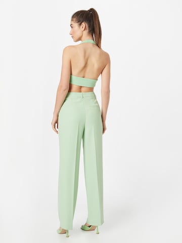 Noisy may Loose fit Pleat-Front Pants 'Drewie' in Green