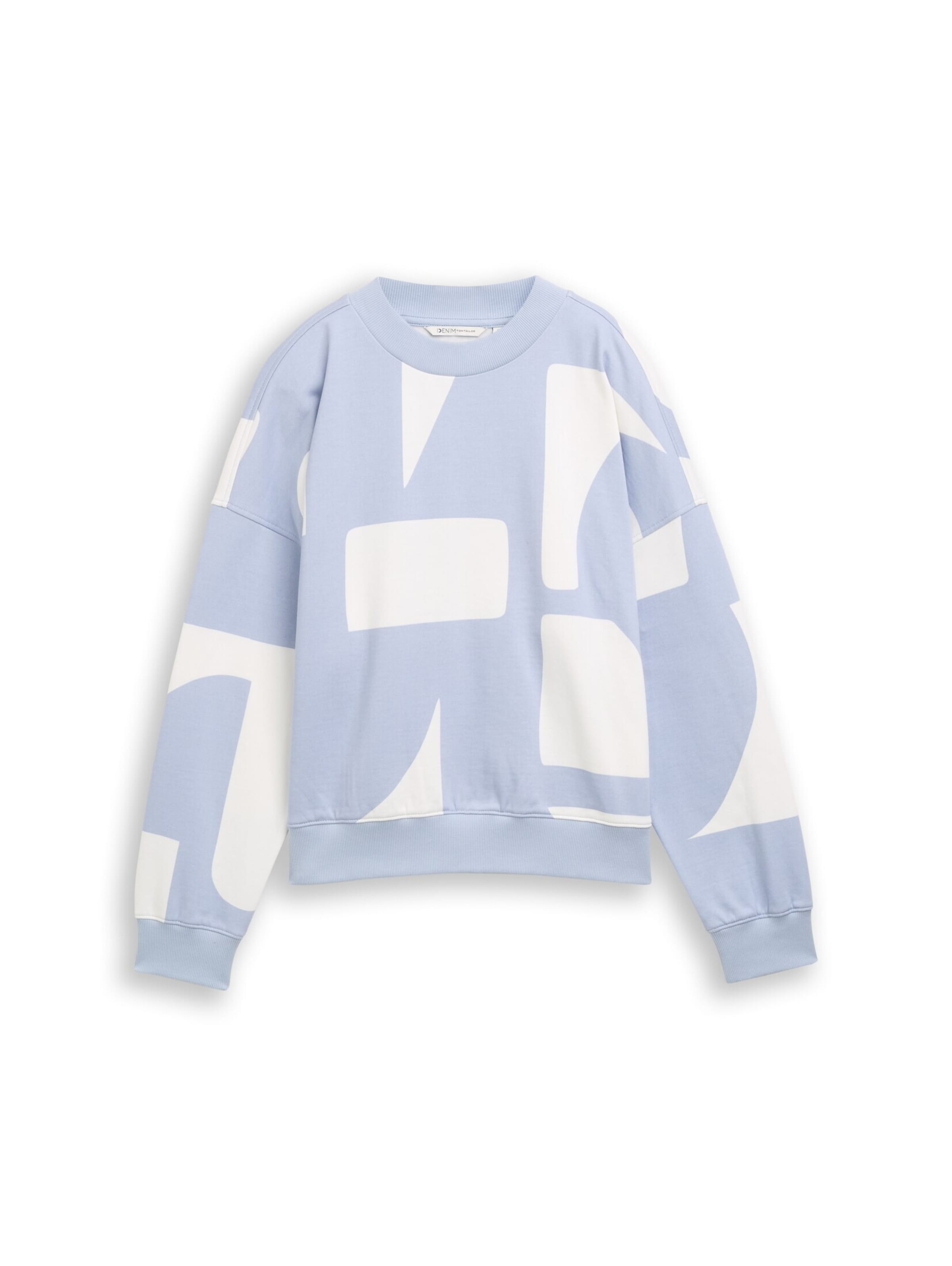 TOM TAILOR DENIM Sweatshirt in Blau: Vorderseite
