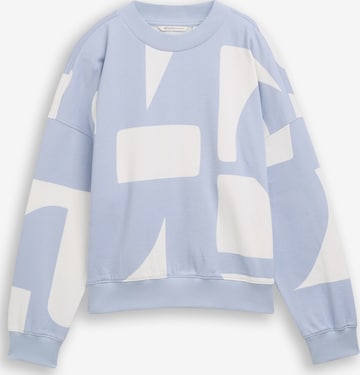TOM TAILOR DENIM Sweatshirt in Blau: Vorderseite