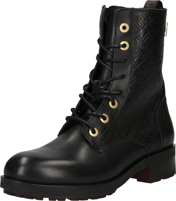 TOMMY HILFIGER Stiefelette in Schwarz TOMMY HILFIGER Stiefelette in Schwarz