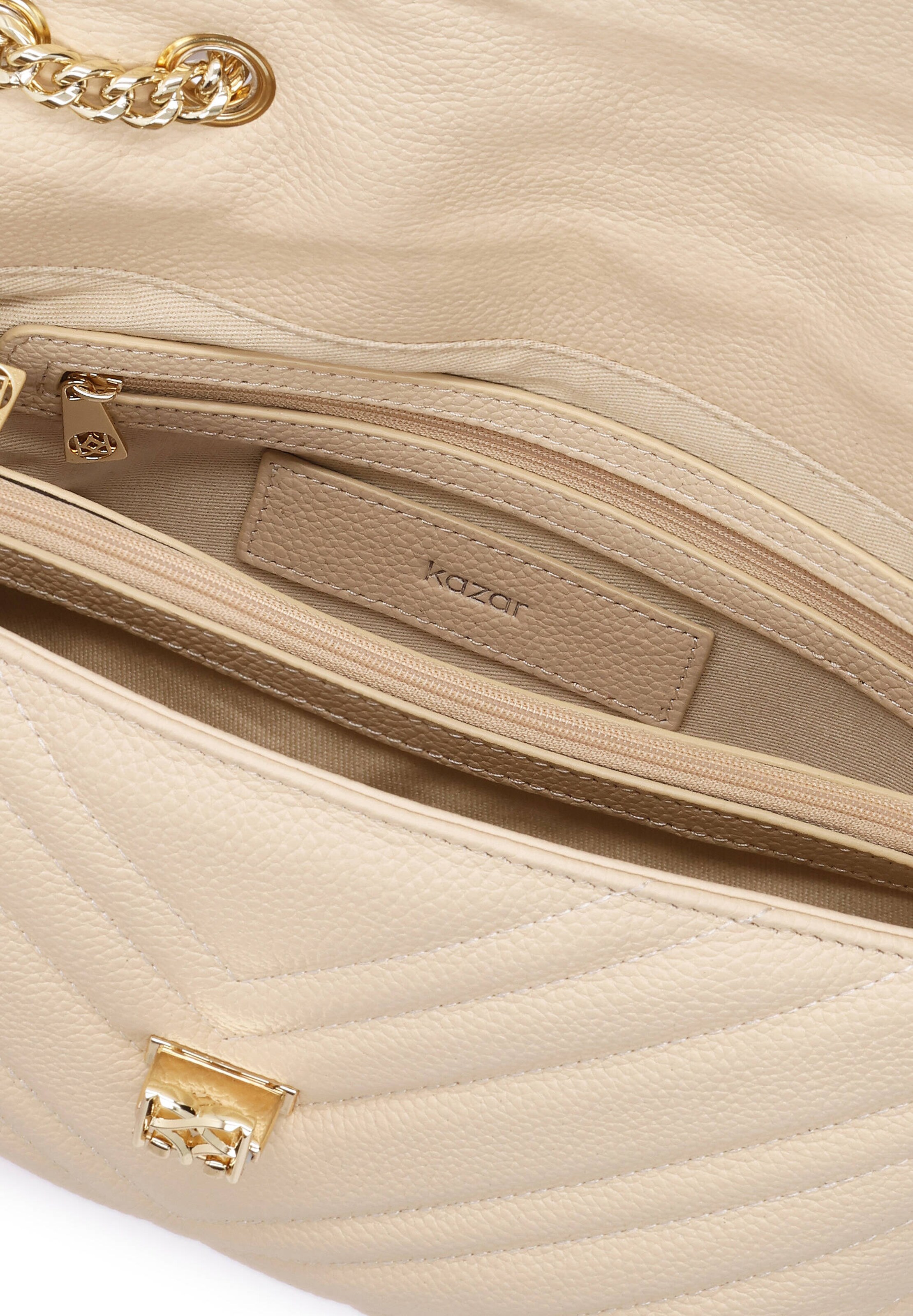 Kazar Håndtaske i beige