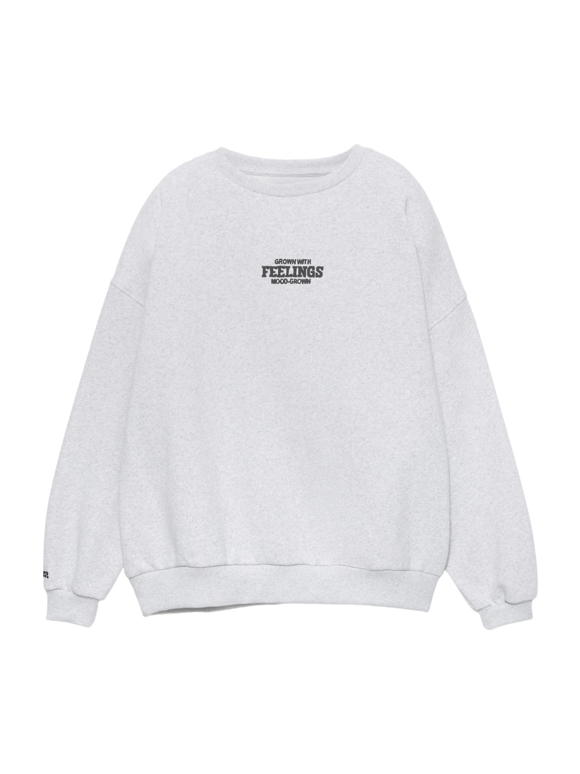 Pull&Bear Collegepaita 'PACIFIC' värissä vaaleanharmaa / musta, Tuotenäkymä