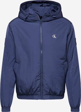 Calvin Klein Jeans Between-Season Jacket 'HARRINGTON' in Blue: front