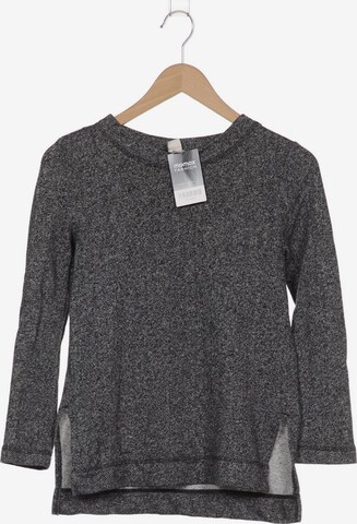 H&M Sweatshirt & Zip-Up Hoodie in XS in Grey: front