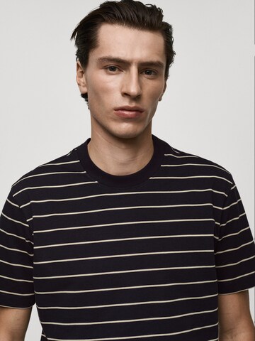 MANGO MAN Shirt 'FRENCH' in Blue