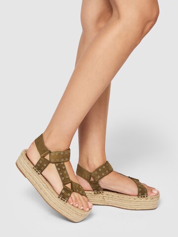 Pepe Jeans Strap Sandals 'Tracy' in Green: front