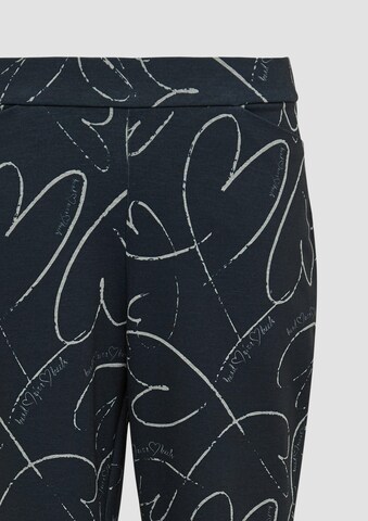 s.Oliver BLACK LABEL Flared Broek in Blauw
