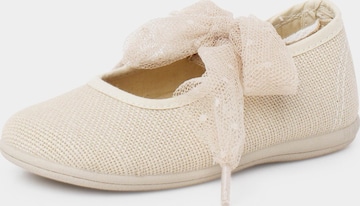 Ballerines Pisamonas en beige : devant
