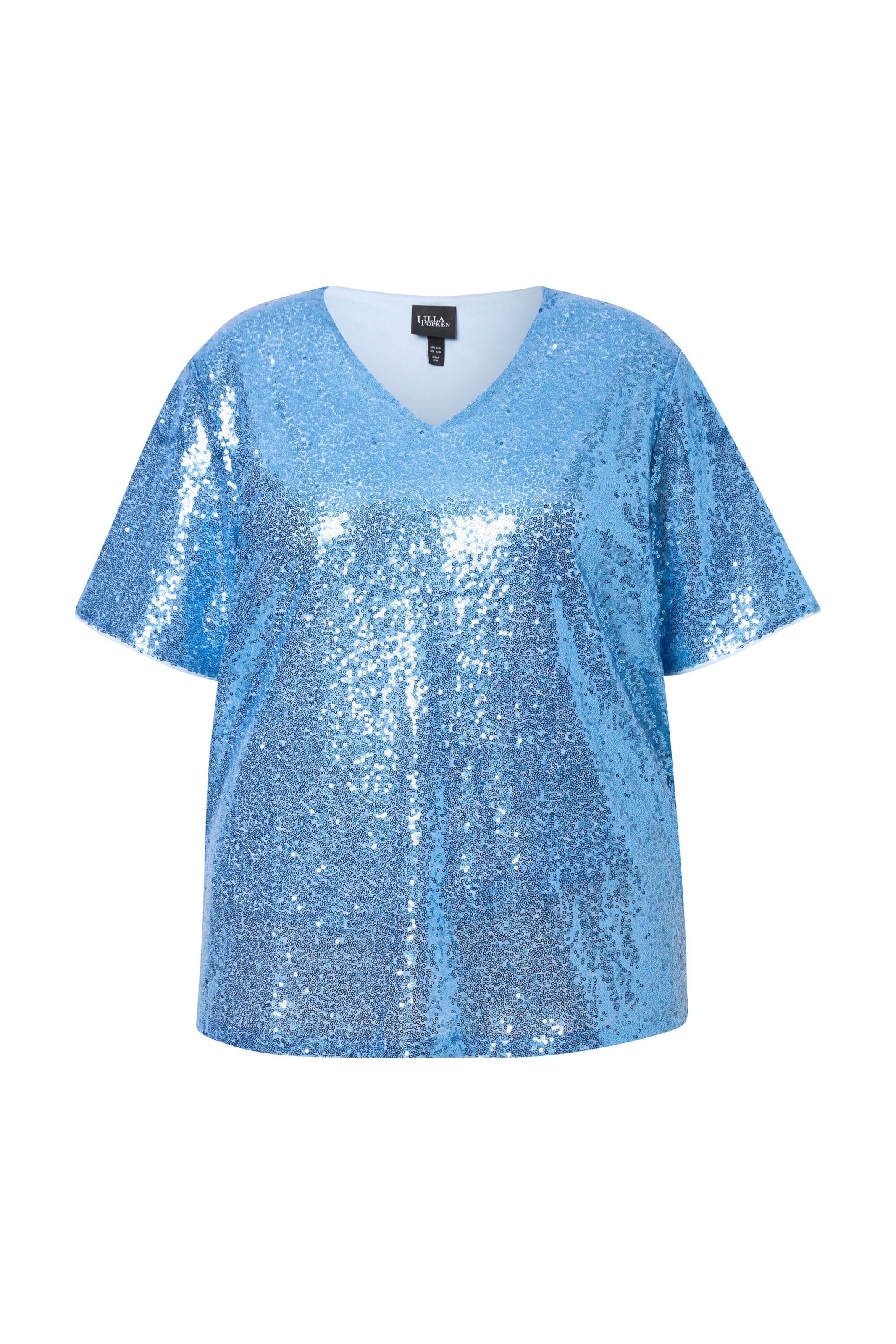 Ulla Popken Bluse in Blau: Vorderseite
