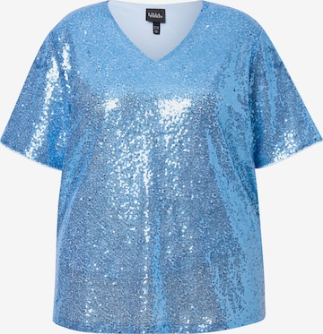 Chemisier Ulla Popken en bleu : devant