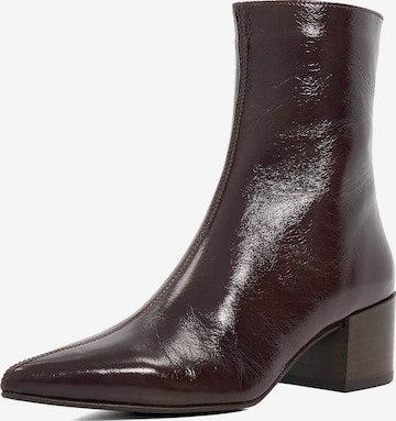 Dune LONDON Booties 'Pami' in Brown: front