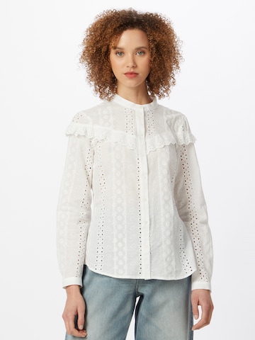 VERO MODA Blouse 'Nora' in Wit: voorkant