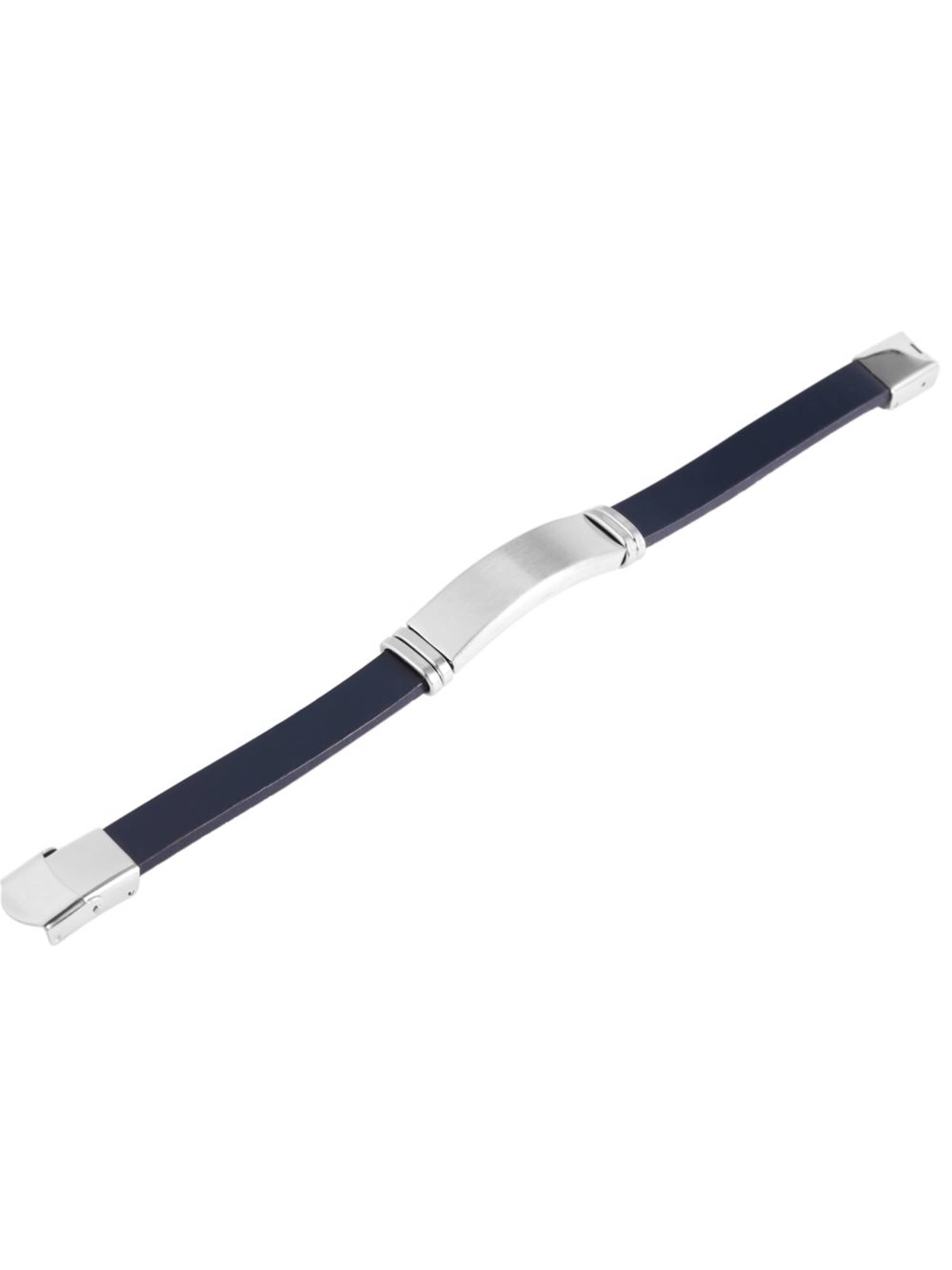 Akzent Armband 'Lino, silberfarbig, langlebig'‌‌ in Blau
