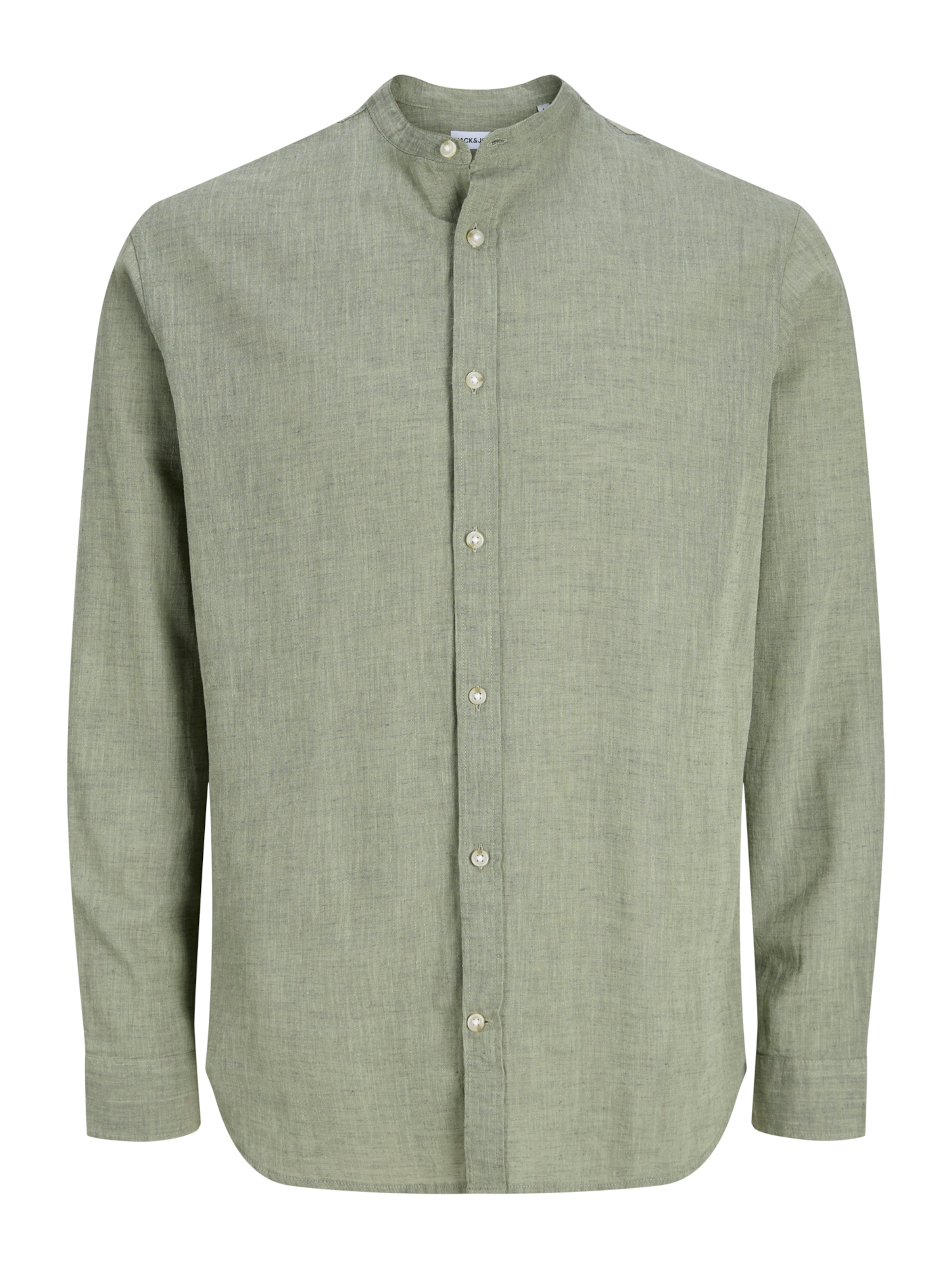 JACK & JONES Regularny krój Koszula 'JJESUMMER' w kolorze zielony: przód