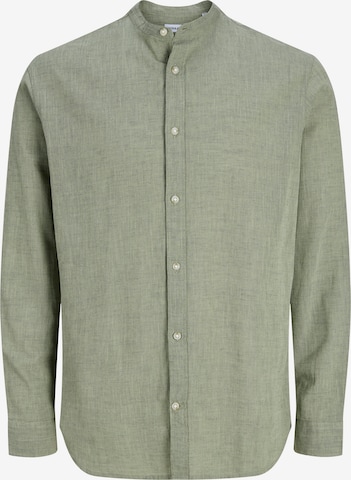 JACK & JONES Regularny krój Koszula 'JJESUMMER' w kolorze zielony: przód