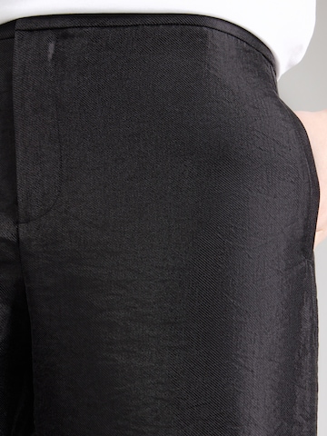 Lindex - Loosefit Pantalón 'Maud' en negro
