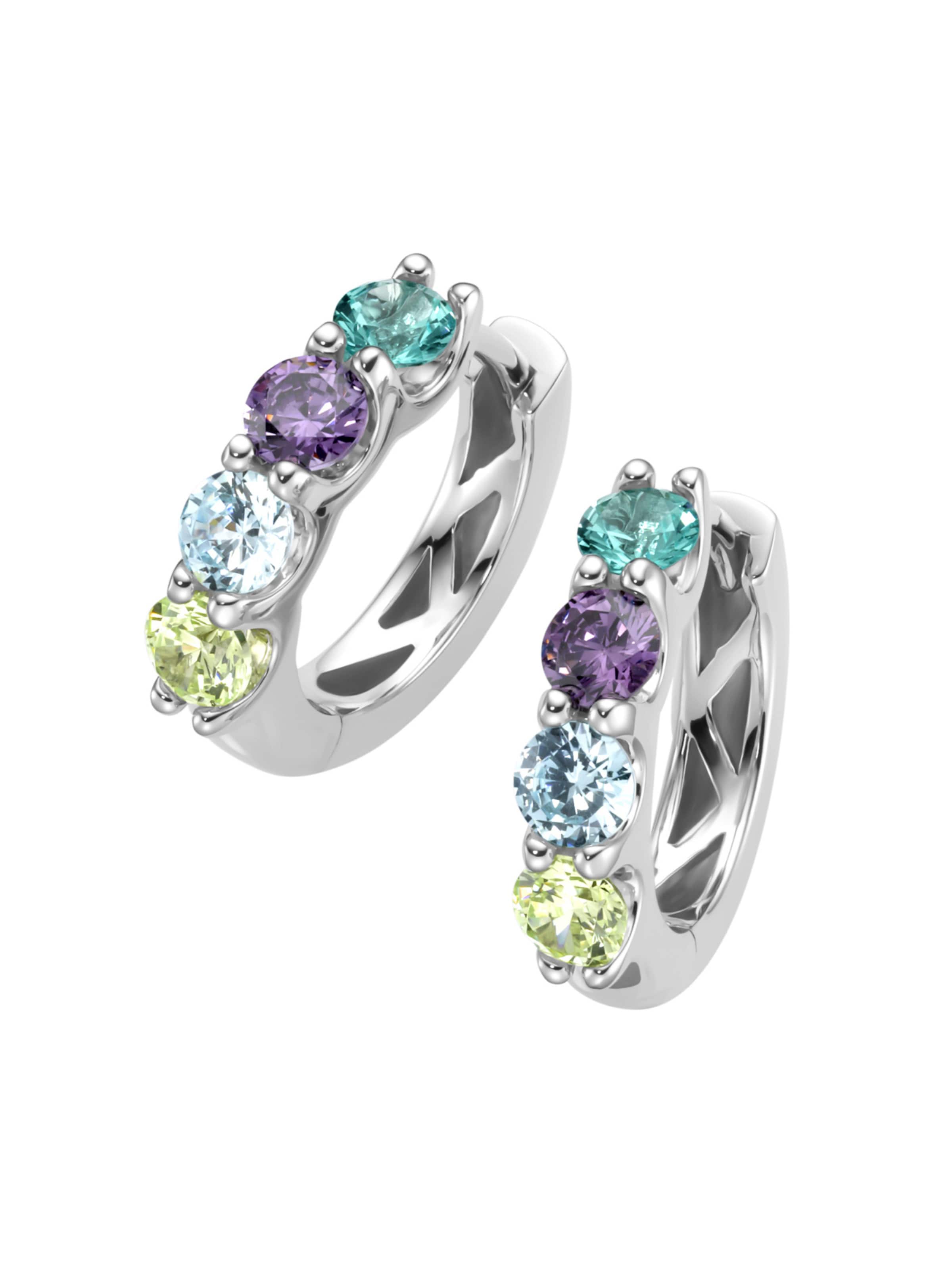 Boucles d'oreilles Giorgio Martello Milano en argent : devant