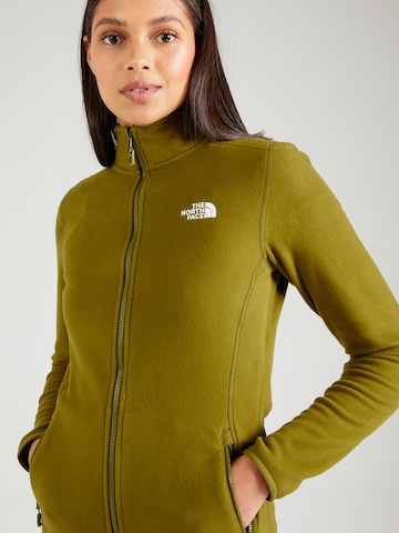 THE NORTH FACE Athletic fleece jacket '100 GLACIER' in Green